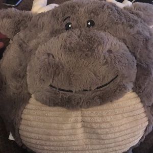 2 in 1 reindeer/hedgehog pillow brand new